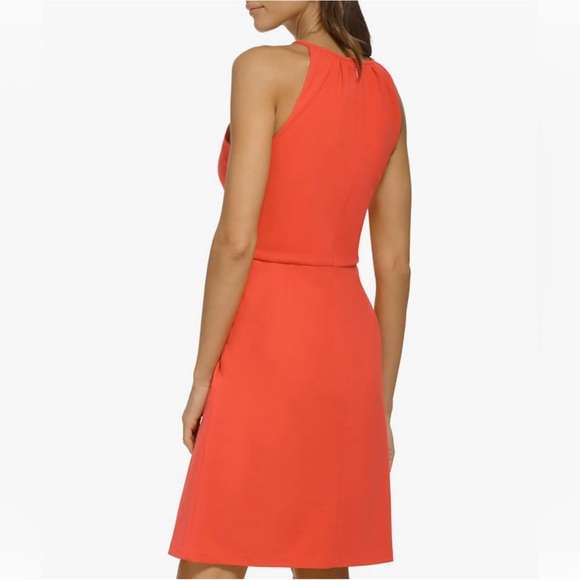 DKNY Sleeveless High Neck Shift Dress Size 2 - Picture 4 of 13